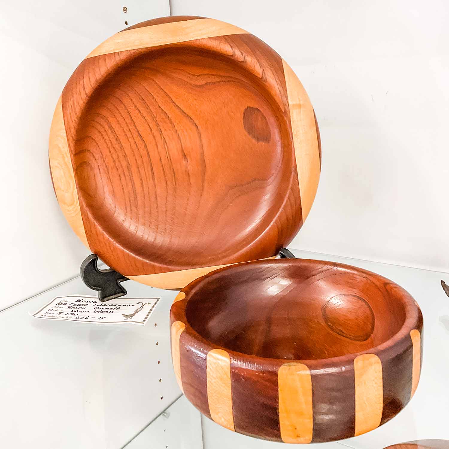 Wooden bowls by Ralph Burnett